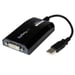 StarTech.com Adaptateur USB vers DVI - 1920x1200 - Carte Graphique et Vidéo Externe - Câble Adaptateur d'Écran Double - Compatible Mac et Windows