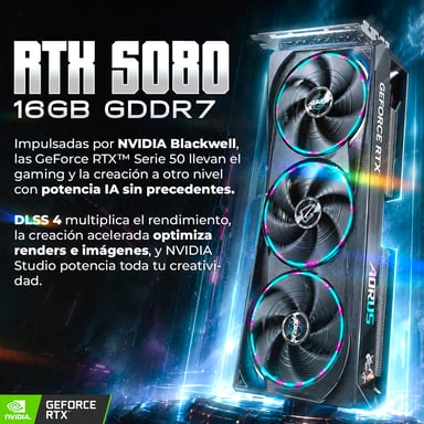 PC Gaming PC Racing Daitona - Intel Core i9-14900KF / 64GB DDR5 / 2Tb SSD NVMe / RTX 5080 + Windows 11 Pro
