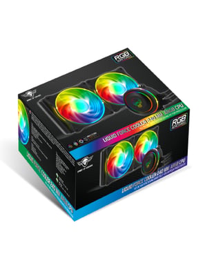 Spirit of Gamer Liquid Force 240 Caja PC, Refrigerador de Procesador líquido todo-en-uno 12 cm 1 pieza(s)