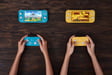 8BitDo Lite Jaune Manette Bluetooth pour Switch Lite, Switch et Windows