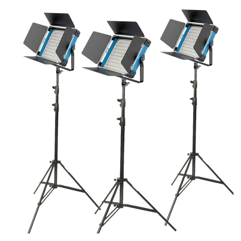 PIXEL KIT 3 PANNEAUX LED P80 RGB + 3 PIEDS E121 Neuf