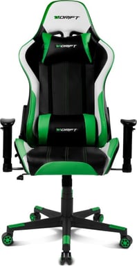 DRIFT DR175 Sedile da gioco universale Sedile imbottito Nero, Verde, Bianco