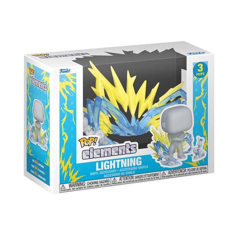 Figurine Funko Pop Elements Fire Lightning - vue 3