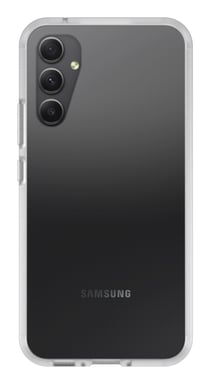OtterBox React Série Coque pour Galaxy A34 5G, Antichoc, anti-chute, ultra-mince, protection fine, testé selon les normes militaires, Antimicrobien, clear, livré sans emballage Samsung Galaxy A34 5G