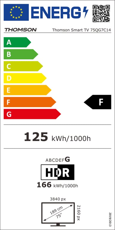 Google TV 75 QLED Pro avec pied central rotatif 144Hz 190cm 2024 - vue 3
