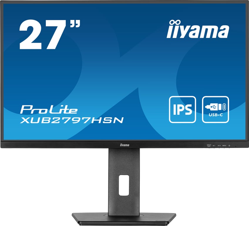 iiyama ProLite XUB2797HSN-B1 écran plat de PC 68,6 cm (27 ) 1920 x 1080 pixels Full HD LED Noir - Neuf