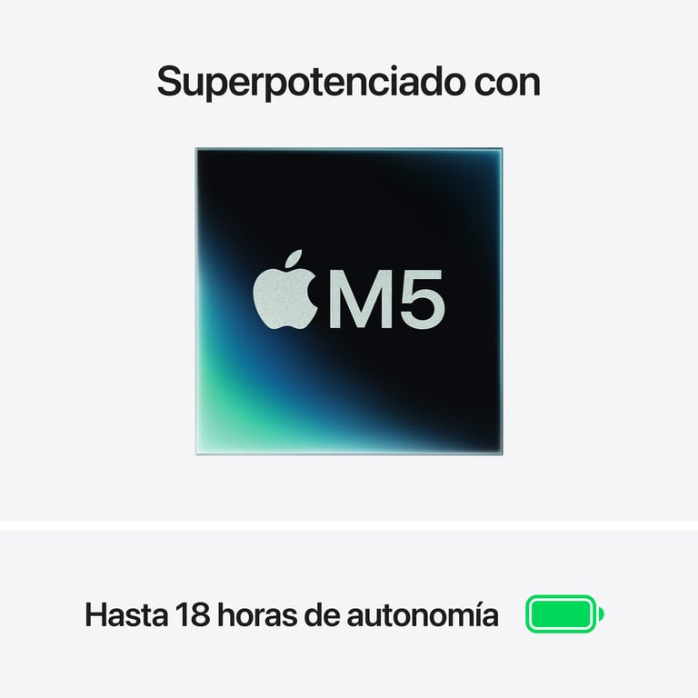 Macbook Air M5 2026 13.6 RAM Apple GPU 10 ciel QWERTY ES Neuf - vue 2