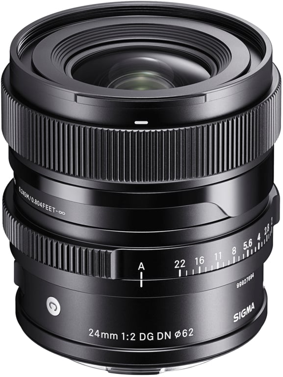 Objectif hybride Sigma 24mm f2 DG DN Contemporary pour Sony FE - vue 5