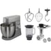Robot da cucina Chef XL Kenwood 6,7L con frullatore e tritacarne in metallo - Colore argento