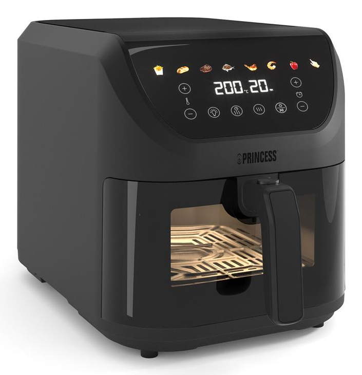 Princess SlimFry 182476 Friggitrice ad Aria Nero Tecnologia Aria Calda - vue 3