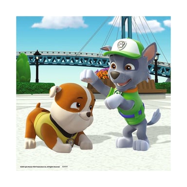 Puzzle Patrulla 3x49 piezas - Equipo de 4 patas