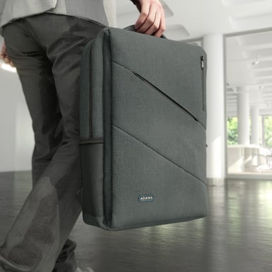 AISENS Mochila urbana y de oficina para portatil 15,6, Gris