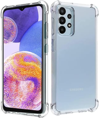 Coque protection pour Samsung Galaxy A23 5G  Souple Transparente  Bumper en Gel TPU avec bords renforcés XEPTIO
