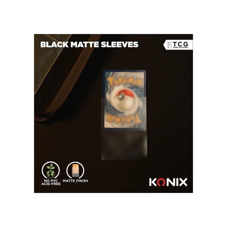 Protège-Cartes Konix  – Pack de 100 Pochettes 66 x 91 mm - vue 2