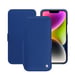 Housse cuir Apple iPhone 15 Plus -  - Bleu - Cuir lisse