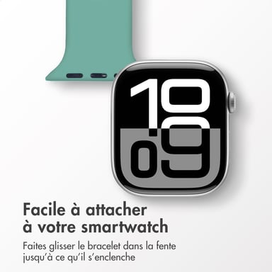 imoshion Bracelet infirmier en silicone pour Apple Watch | 44/45/46/49 mm - Vert