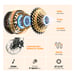 Vélo Électrique Touroll U2 Pro, Moteur Pic 750W 70Nm, Batterie 48V 15Ah, Autonomie 150km, Freins à Disque Hydrauliques, Shimano 8 Vitesses, Pneus 29×2,35'', Fourche 80mm, Écran LED, Feux Avant/Arrière