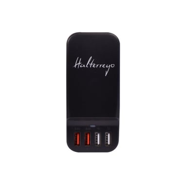 Chargeur secteur USB universel H.Charging HOME 4 ports dont 2 ports ultra-rapides Noir