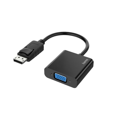 Hama 00200337 cavo video e adattatore DisplayPort VGA (D-Sub) Nero