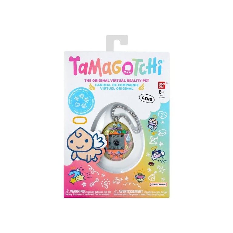 Jeu Électronique Bandai Tamagotchi Original Angel Bouquet – Animal Virtuel à Écran Couleur, 3 Boutons - vue 2
