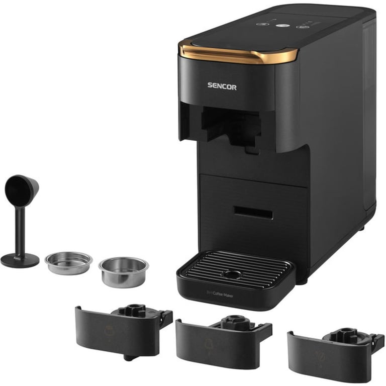 Machine à expresso à capsules SENCOR SCC 1000BK Nespresso Dolce Gusto et café moulu Préchauffage 45 - vue 3