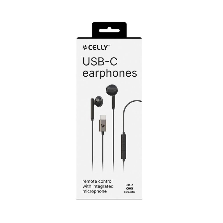 Écouteurs Avec Fil Celly UP1100TYPEC – Appels/Musique, USB Type-C - vue 2
