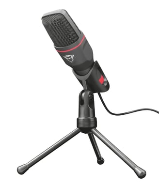 Trust GXT 212 Noir, Rouge Microphone de PC
