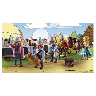 Playmobil 70931 Astérix: Banquete De La Aldea