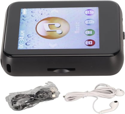 Lecteur MP3 Bluetooth 5.0 avec écran Tactile de 1,8 Pouces noir