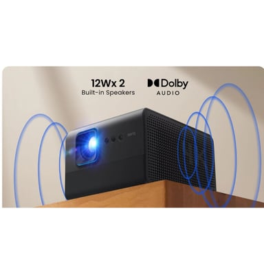 Proiettore BenQ GP520 LED DLP 4K HDR con Google TV integrata, altoparlanti integrati da 12W x 2 e connettività avanzata WiFi e Bluetooth 5.2