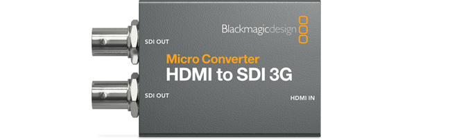 Blackmagic Design CONVCMIC/HS03G convertisseur de signal vidéo Convertisseur vidéo de passif 1920 x 1080 pixels