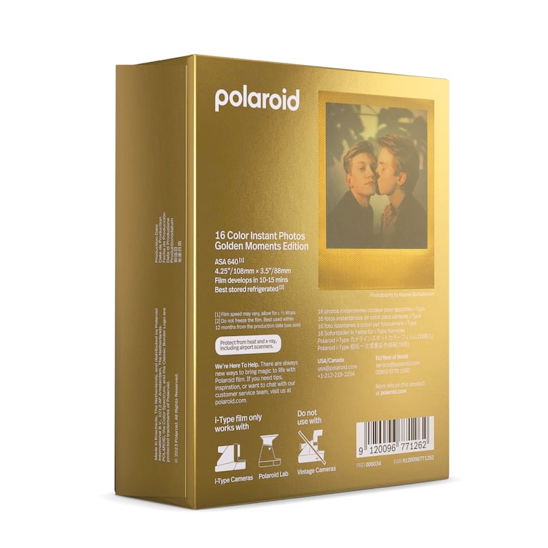 Double Pack de papier photo instantané couleur Golden pour i Type x8 x2 Polaroid - vue 4