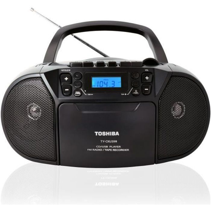 Boombox CD/USB/Radio/Cassette Toshiba TY-CKU39B