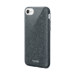 Funda fina con purpurina brillante para Apple iPhone 7/8/SE 2020/SE 2022, Negro