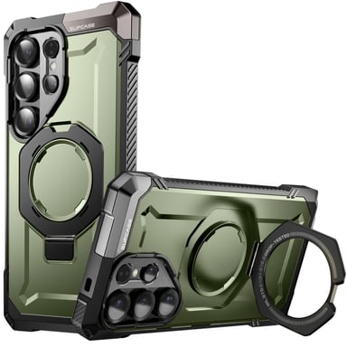 Cover per Samsung S25 Ultra Antichoc Anello MagSafe Supporto Video