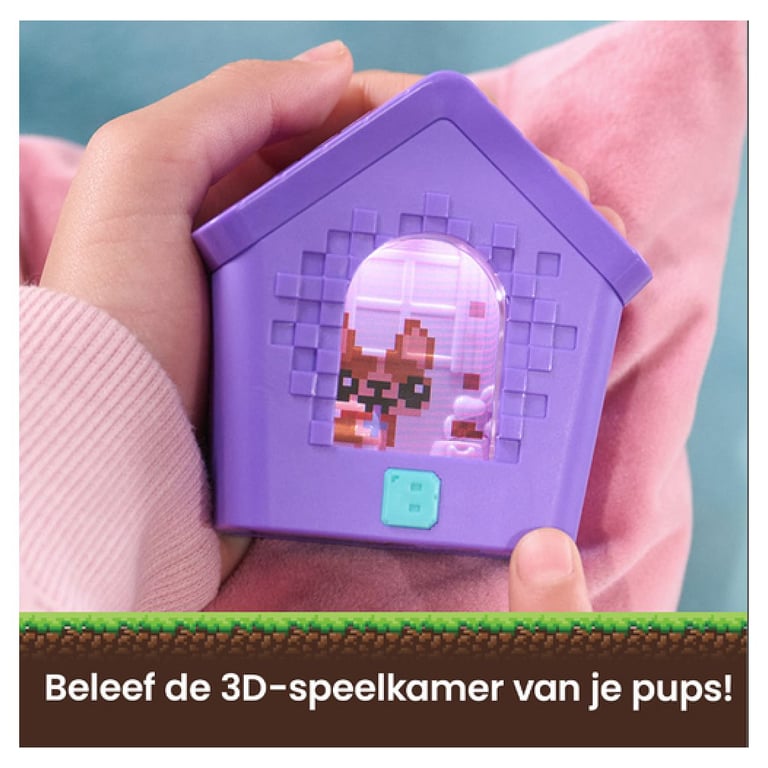 Bitzee Doghouse Niche - Mon Chien Interactif - Animal Digital Qui Réagit Au Toucher Et Aux Mouvements - Ecran Tactile Avec 15 Animaux Interactifs - Sons Réactions Jeux - Jeu Pour Enfant 5 et + - Neuf