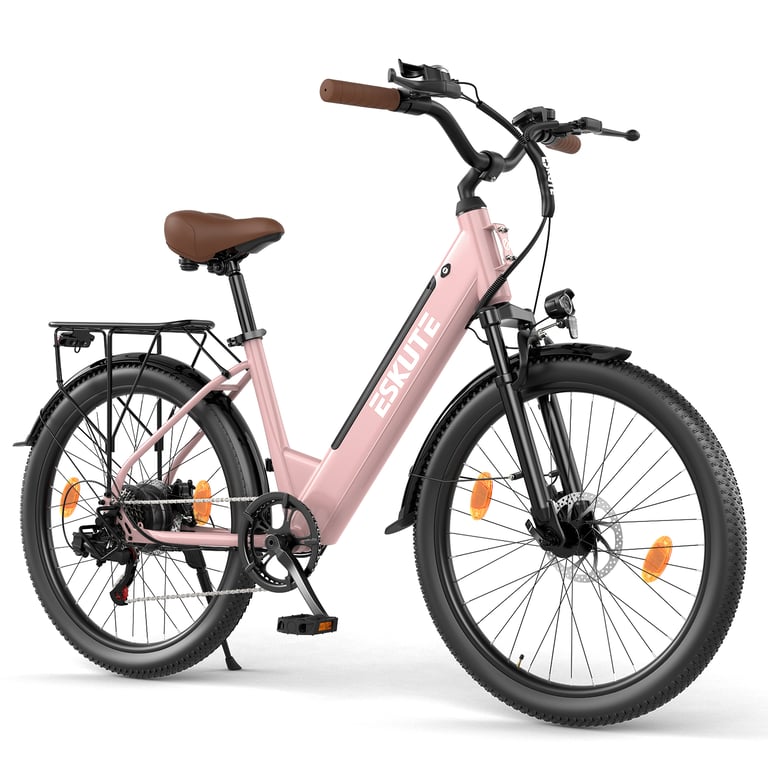 Vélo électrique urbain ESKUTE C100 Plus 26 pouces moteur batterie 36 V 13 Ah Neuf - vue 5