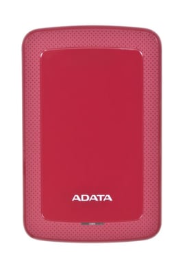 Adata Disque dur externe portable HV300 - 1 To - USB 3.1 - AES 256 bits Rouge - vue 3
