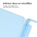 imoshion Coque tablette rigide Trifold pour Samsung Galaxy Tab S9 11.0 pouces / Tab S10 FE / S9 FE 10.9 pouces - Bleu clair