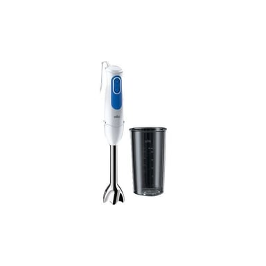 BRAUN MQ3000WH Mixeur plongeant Smoothie Plus - Blanc et Bleu