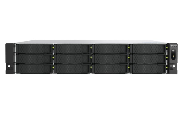 QNAP TS-H1277AXU-RP NAS Rack (2 U) AMD Ryzen™ 5 16 Go DDR5 0 To QuTS hero Noir