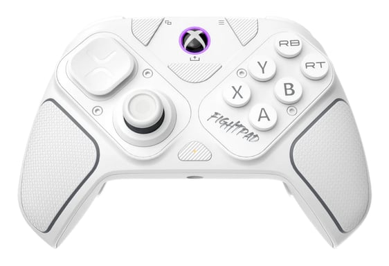 Turtle Beach Victrix Pro BFG Reloaded Blanc Xbox Manette de gaming modulaire sans fil w/Bluetooth, module Fightpad et effet Hall pour Xbox Series X et S, Xbox One et PC