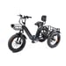 Triciclo elettrico cargo PULUMA SL001 a doppio motore, doppia batteria 48V 27Ah, 7 velocità con freni idraulici