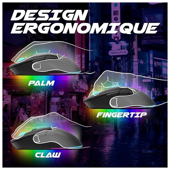 Gaming Sans Fil Otaku M04 Wl Akuma - vue 3