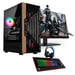 Pack Complet PC Gaming PC Racing Cosmo - AMD Ryzen 5 5500 | RTX 3050 6GB | 16 Go RAM | 1 To SSD | Écran 24'' | Windows 11 Pro