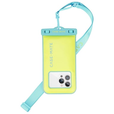 CASE MATE Funda impermeable para Universel Smartphone 6.7'' Resistente al agua IP68 Diseño flotante Citrus Splash Lima