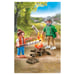Playmobil - Set de camping con el abuelo y la niña en la hoguera