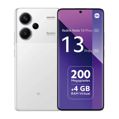 Redmi Note 13 Pro+ (5G) 256 GB, Blanco, Desbloqueado