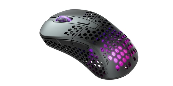 CHERRY XTRFY M4 RGB ratón Juego mano derecha RF Wireless + USB Type-C Óptico 19000 DPI