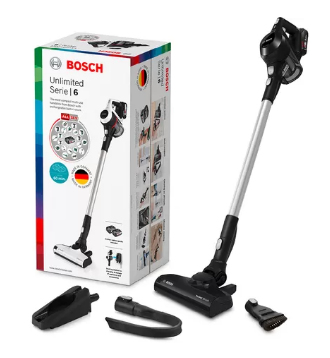 Bosch Serie 6 BBS611BSC aspiradora de mano Negro Bolsa para el polvo